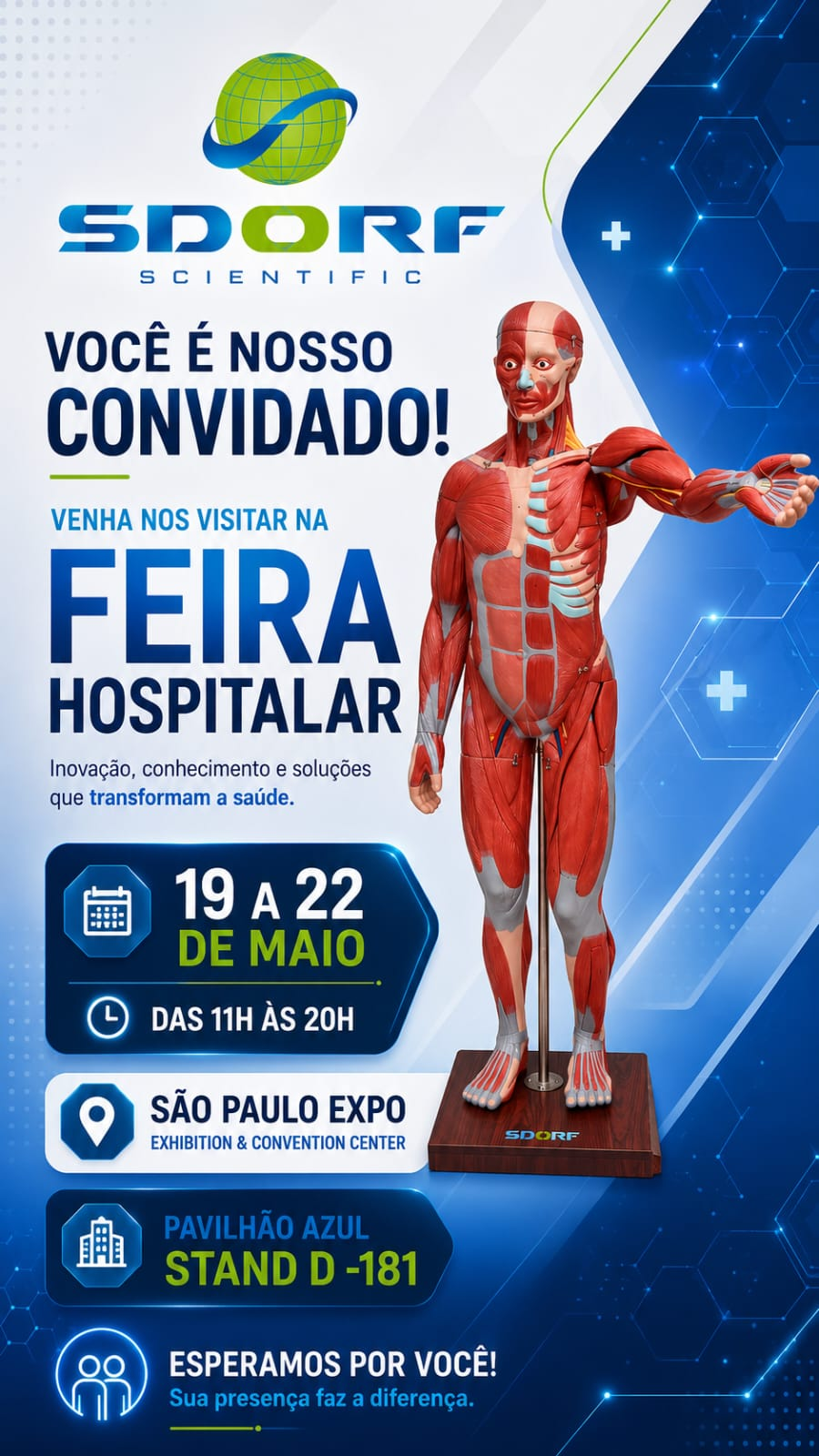 Imagem ilustrativa de Convite Feira Hospitalar 2026