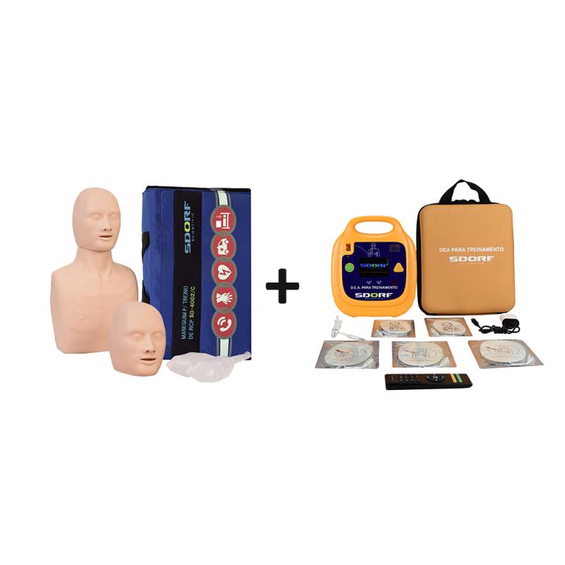 KIT PARA SIMULAÇÃO DE SUPORTE BASICO À VIDA (BLS)