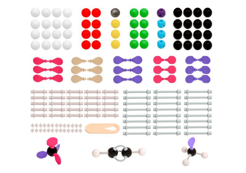 MODELO MOLECULAR ORBITAL, ORGÂNICA E INORGÂNICA C/ 178 PEÇAS