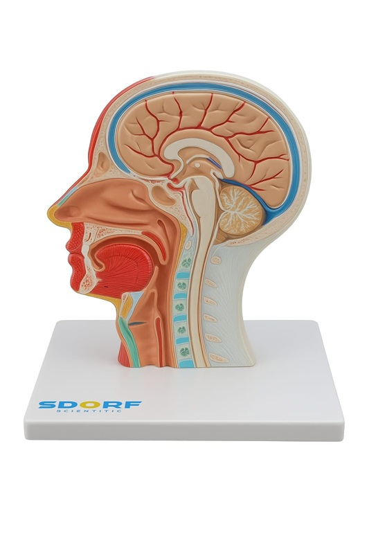 HEMI CABEÇA MUSCULADA C/ CORTE SAGITAL