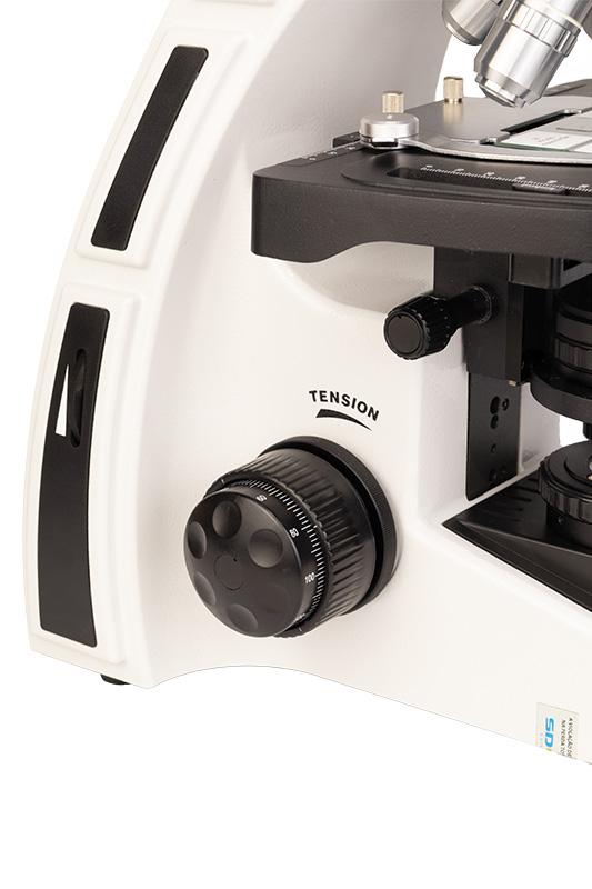 Microscópio Biológico Binocular Planacromático Infinito ICS (SISTEMA DE CORREÇÃO INFINITA) com Aumento de 40x a 1.600x e Iluminação de 5W